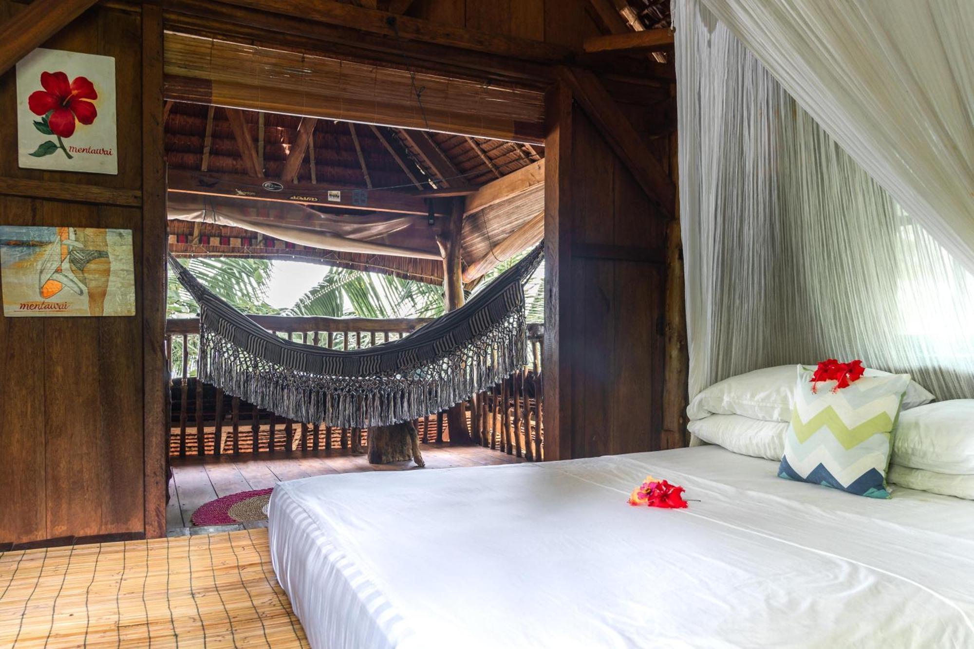 Muarasiberut Mentawai Surf Camp酒店 外观 照片